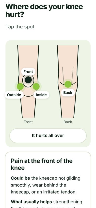 Tap the spot that hurts